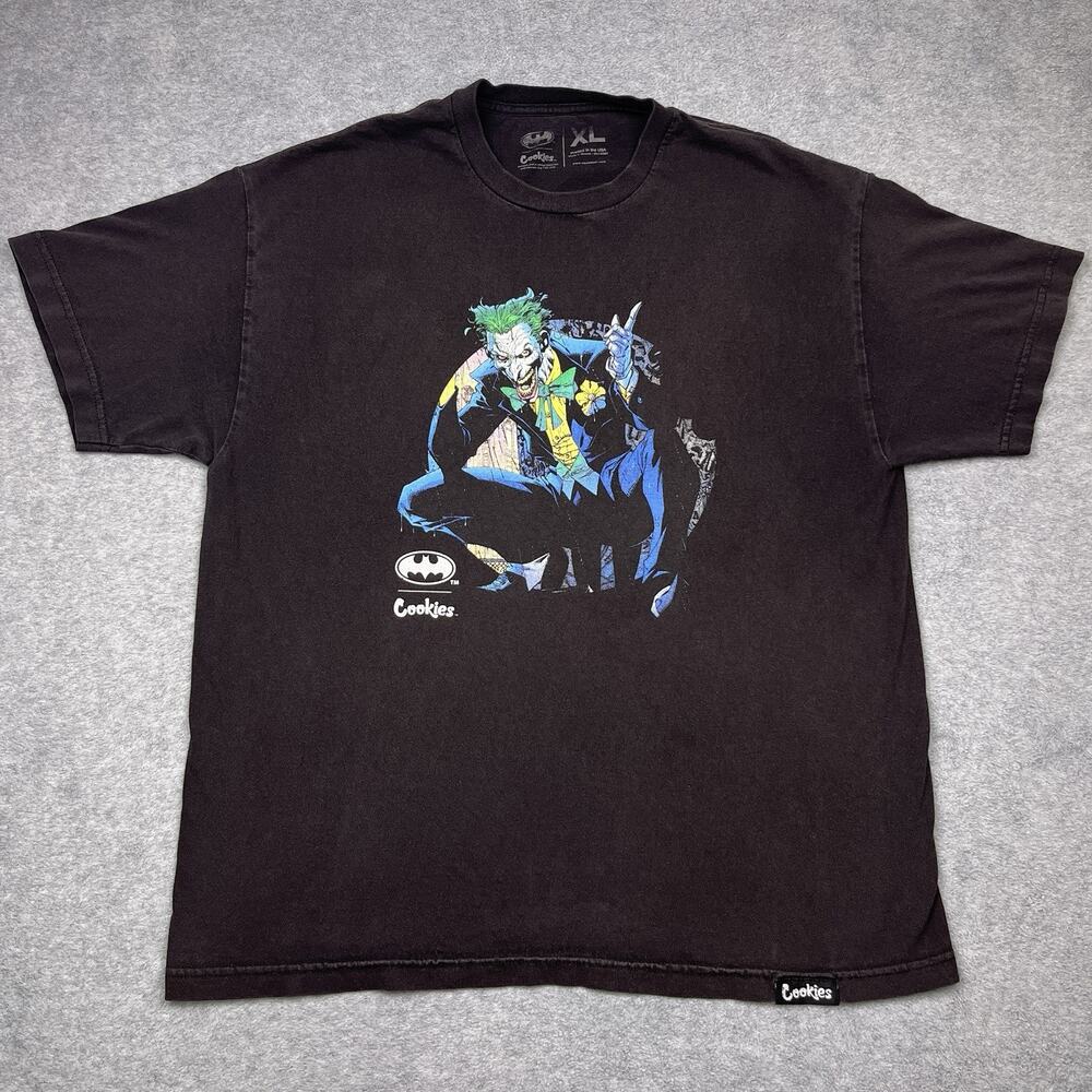 Cookies‎ x DC Comics Joker graphic t-shirt black size XL